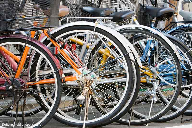 Gode råd til dig med meget cykeludstyr